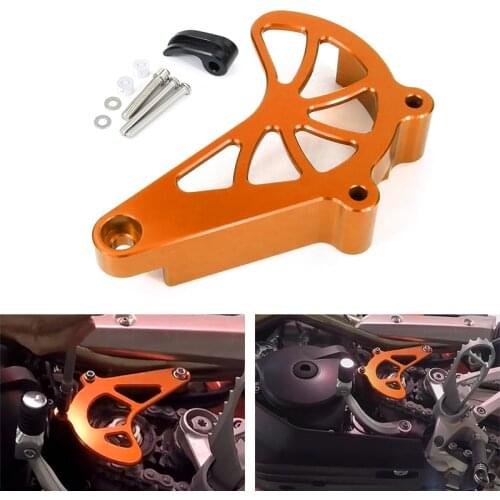 Fit for KTM 690 Enduro R SMC R 690 SMC R Fit for Husqvarna 701 Enduro SM Front Sprocket Cover Case Saver Protector Chain Guard