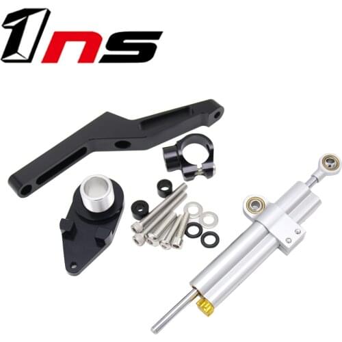 For Kawasaki Ninja ZX-6R ZX6R ZX 636cc 2009 2010 2011 2012 2013 2014 2015 2016 2017 2018 2019 Steering Damper Bracket Mount Kit