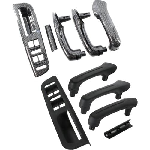 Car Interior Door Grab Handle Cover Switch Bezel Set for VW Jetta Golf MK4 1999-2004
