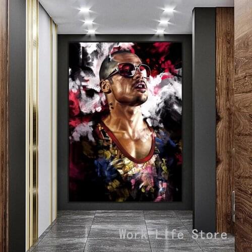 Tyler Famous Hip Hop Rap Music Singer Canvas Painting Oil Painting Wall Art Poster and Prints Modern Living Room Home Decoration
