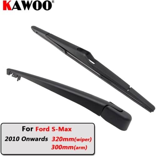 KAWOO Car Rear Wiper Blade Blades Back Window Wipers Arm For Ford For S-MAX Hatchback (2010 Onwards) 320mm Auto Windscreen Blade