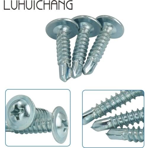 LUHUICHANG Drill type Self tapping Galvanized screw screw stainless steel Drilling tail screw electric drill screw