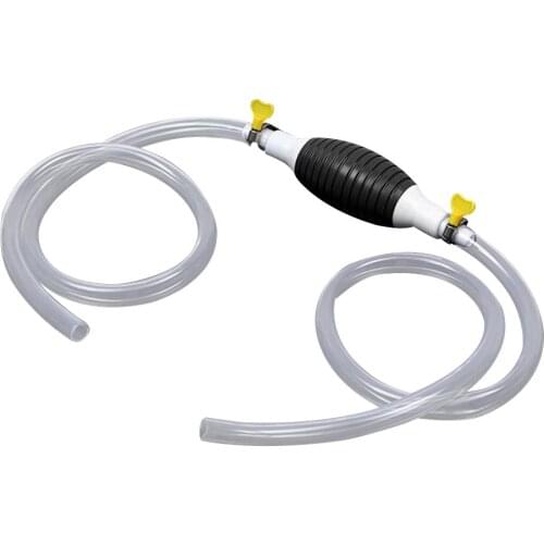 20MM Large Diameter Check Valve Car Siphon Hose Manual Pump Fuel Pipe Pumping Suitable For Car Truck Motor Yacht Car Aquarium