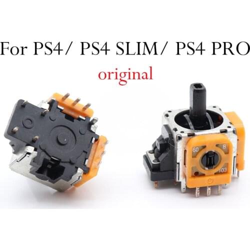 30pcs/Lot Original 3D Rocker Analog Joystick Replacement Yellow for Sony PlayStation 4 PS4 DualShock 4 Wireless Controller Con