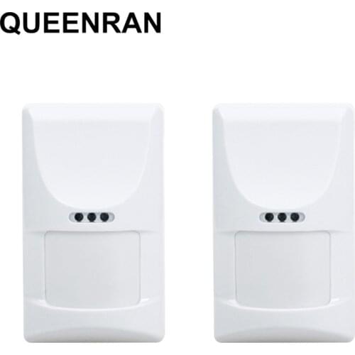 2pcs Indoor Pet PIR 433MHz Anti-tamper Motion Sensor Low Power Consumption for GSM PSTN Alarm System KR-8218G,G18,G19,G90B