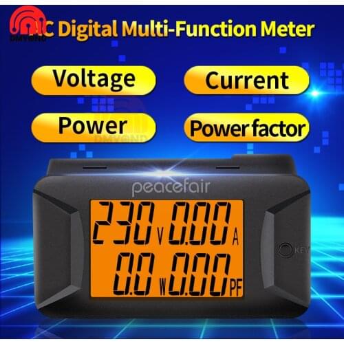 PZEM-028 AC 40-400V 100A Digital Multimeter Voltage Current Power Meter Electrical Instrument Power Factor Meter Wattmeter