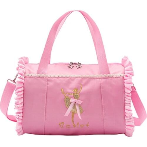 Ballet Dance Backpacks For Girl Children Pink Crossbody Bag High Quality Large Capacity Sport Yoga Handbags