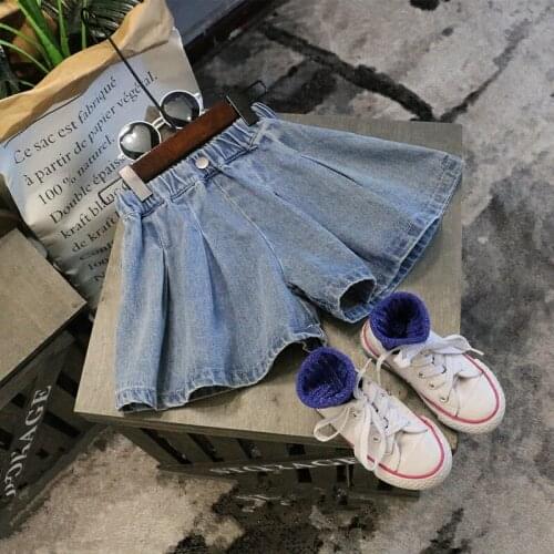 Girls Shorts Kids Denim Shorts For Girl 2020 Summer Loose Casual Girls Pants Children Clothes 3 4 6 8 10 12 14 Y Fashion Pants