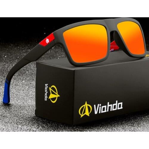 VIAHDA Polarized Sunglasses Mens Driving Shades Male Sun Glasses For Women Retro Luxury Brand Designer Oculos