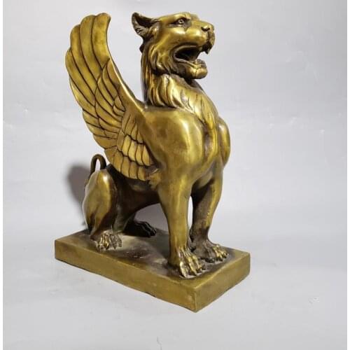 Home decoration Brass statue,Rare Flying Tiger Sculpture,High quality Metal crafts For Home