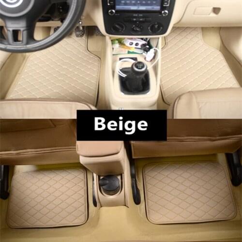 Universal car floor mat For VOLKSWAGEN vw passat b5 touran 2005 polo sedan golf 6 sharan waterproof car accessories