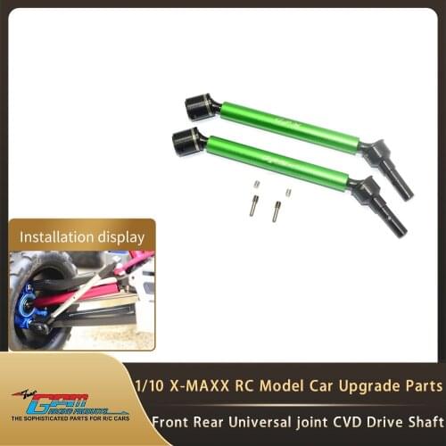 RC Car Parts GPM 1/10 E-REVO 2.0 Aluminium alloy universal joint Front Rear Universal joint CVD Drive Shaft ER2123F/RSA
