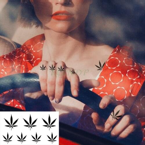 Waterproof Temporary Tattoo Sticker maple leaf cute beautiful tatto flash tatoo fake tattoos for kids girl men women