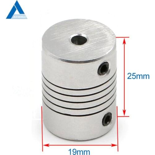 High strength CNC Motor Shaft Coupler 3/4/5/6/8/10mm rigid couplings 45 steel steel coupling drive motor extension shaft