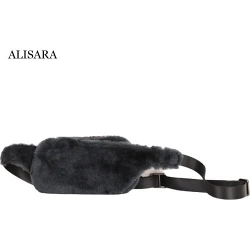 Alisara Women Chest Bag First Layer Sheepskin Leather Youth Casual Small Messenger Crossbody Pack Mini Organizer Satchels Unisex