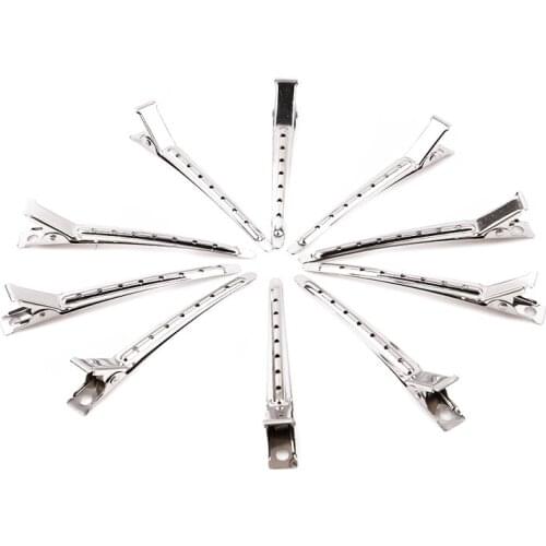 10PCS Professional Salon Stainless Hair Clips Hair Styling Tools DIY Hairdressing Hairpins Barrettes Headwear Accessories