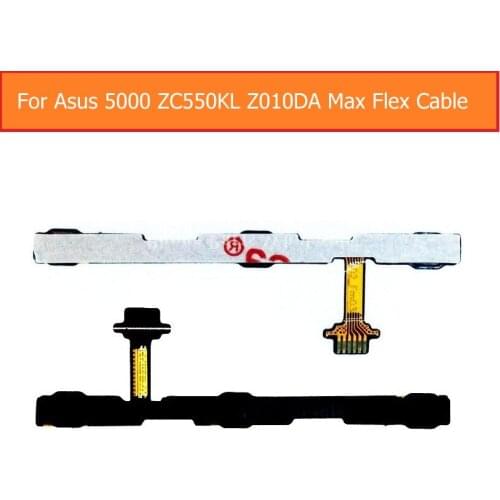 100% Genuine switch on off control power flex cable For Asus zenfone Max Z010DA ZC550KL conncetor volume flex cable side keypad