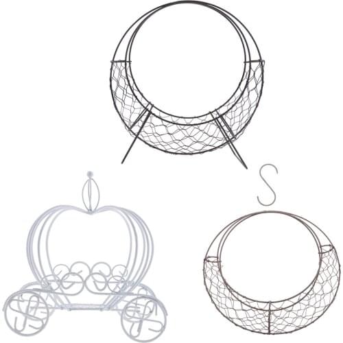 3Pcs Plant Holder Metal Plant Hanger Romantic Rustic Decorative Planter Pot