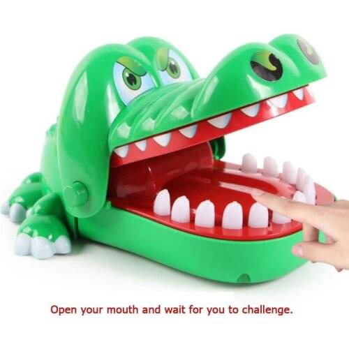 Baby toys Large Crocodile Jokes Mouth Dentist Bite Finger Game Joke Fun Funny Crocodile Toy Antistress Gift Kids Family Prank