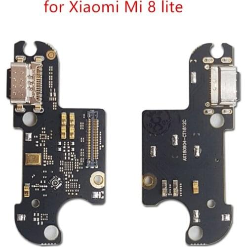 For Xiaomi Mi 8 lite USB Charger Port Dock Connector PCB Board Ribbon Flex Cable Charging Port Component Replacement Spare Parts