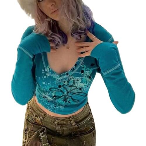 Женские длинные футболки Douhoow China At AliExpress