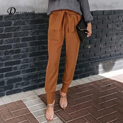 Women's High Waist Pants DRESSMECB China