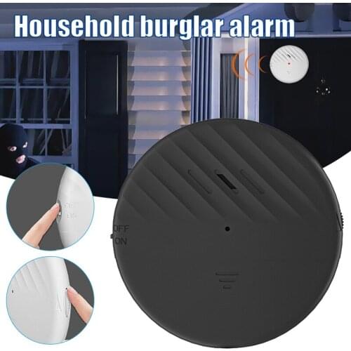 125db Electronic Wireless Ultra-Thin Vibration Sensor Alarm Home Security Door Window Alarm Anti-Theft With Batteries GK99