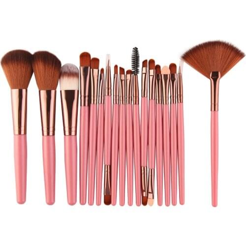 Tools Make-up Toiletry Kit Wool Make Up Brush Set 18 Pcs Makeup Brushes Set