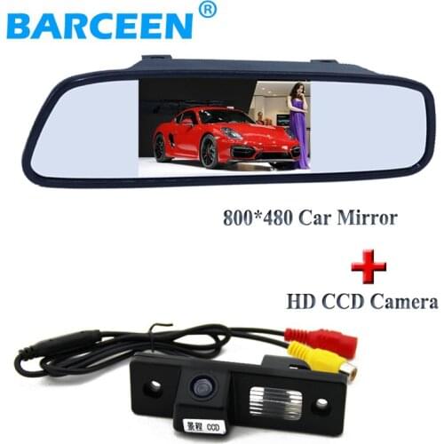 170 lens angle car rear parking camera with car display mirror 4.3" apply for CHEVROLET EPICA/LOVA/AVEO/CAPTIVA/CRUZE/LACETTI