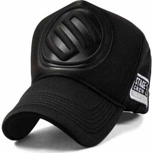Adult Summer Mesh Trucker Caps Men Hip hop Punk Rock Snapback Hat Big Head Man Plus Size Baseball Cap 55-60cm 60-63cm