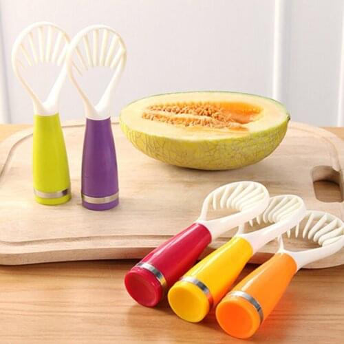 Melon Slicer Scoop Clear Seeded Kitchen Vegetable Fruit Slicer Seeded Device Fruit Multifunctional Delicate Tool KC1042