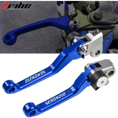 Motorbike Dirt Bike Folding Brake Clutch Lever For YAMAHA SEROW 250 SEROW250 1986-2015 2007 2008 2009 2010 2011 2012 2013 2014