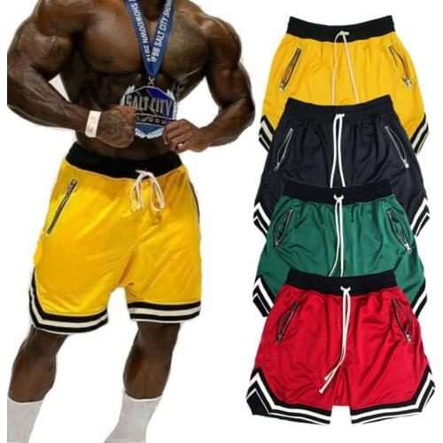 Mens Summer sports training shorts running Shorts Jogging Gym Fitness Training Quick Dry Workout Bottoms Clothing