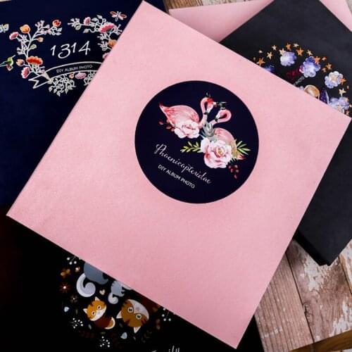 PA28 Handmade suede face DIY album souvenir album romantic creative personality photo album lovers' gifts