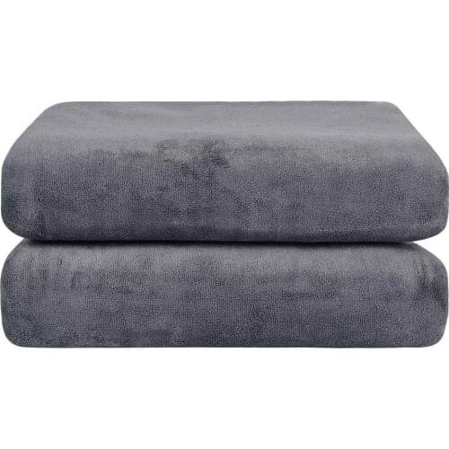 SINLAND Microfiber Beach Bath Towel Extra Large Shower Wrap Towel Soft Absorbent For Spa Travel Swimming Camping 80x150cm 2 Pack