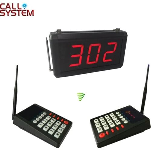 Ycall Simple Wireless Queue Management Service Calling Number System 2 keyboard 1 3-digit Display Screen