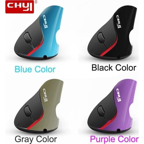 CHYI Vertical Mouse Optical USB Wired Computer Mause Ergonomic 1600 DPI Office Mice With Wrist Rest Mouse Pad Kit For Laptop PC