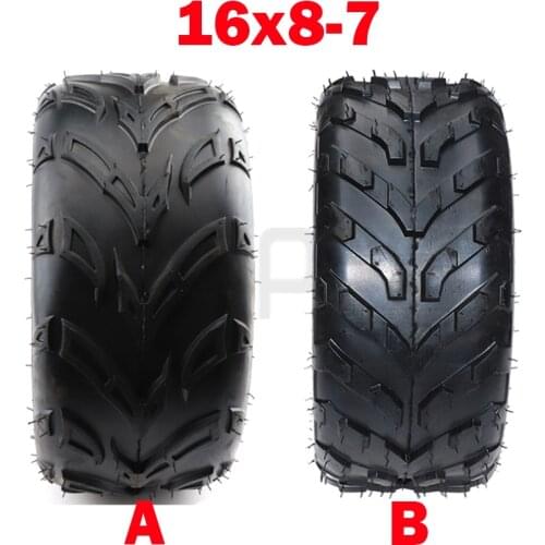 High quality Four wheel motorcycle atv small ox atv 16x8-7 tyre 7 vacuum tire Go Kart Knobby Tubeless Tire