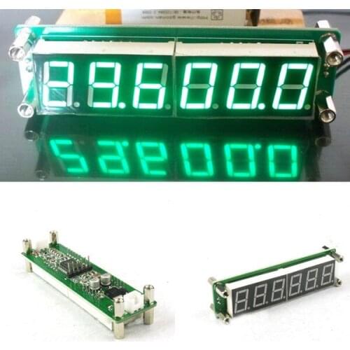 0.1 MHz~65MHz RF 6 Digit Led Signal Frequency Counter Cymometer Tester meter GREEN FOR ham radio Amplifier