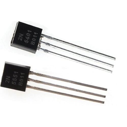 100pcs 2N5401 2N5551 TL431 78L05 2SA970 2SC2240 A970 A2240 transistor