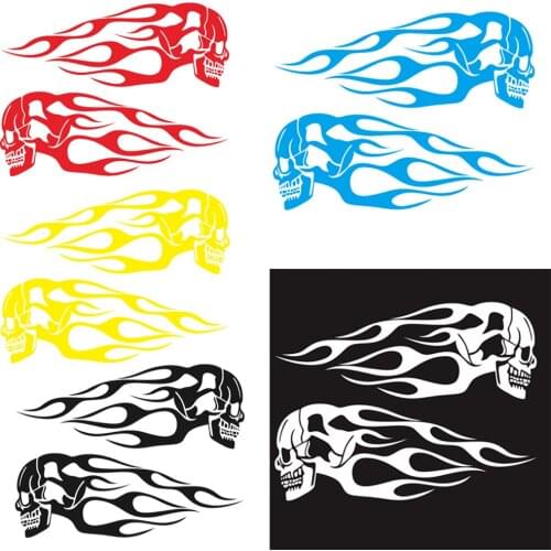 Car Sticker Flame and Decals Motorcycle Gas Tank Vinyl Auto Decal Vehicle Styling Stickers Car Accessories