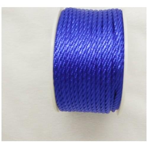 Free shipping 10mtrs/Lot Vintage Royal 3mm Nylon Braide Persian Cord Macrame&Craft Yarn