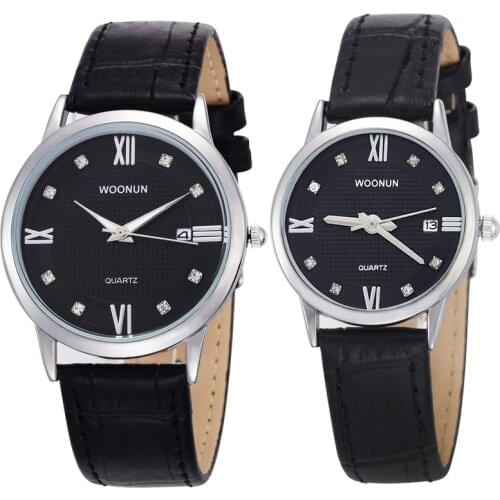 Love Watches Women Men Clock Fashion Casual Couple Watches Leather Strap Quartz Wristwatch Minimalist Watch Best Gifts 2020