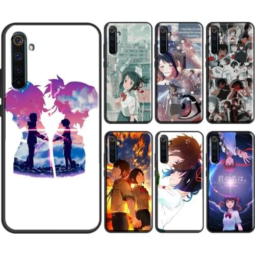 Kimi No Na Wa Case For OPPO Realme 8 Pro 6 7 Q3 Pro GT Neo C21 C11 C3 Cover For OnePlus 8T 8 9 Pro Nord