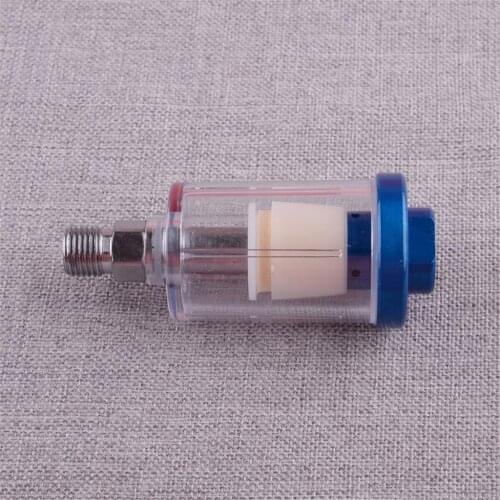 CITALL NEW Oil Water Separator Trap 1/4" Air Compressor Filter Paint Spray Tool Fitting Fit for Small Pneumatic Tools Air Intake