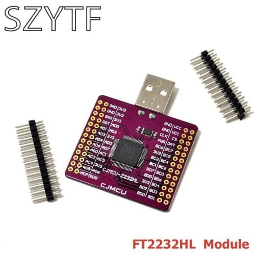 CJMCU-2232 FT2232HL USB to UART FIFO SPI I2C JTAG RS232 Bit-Bang module