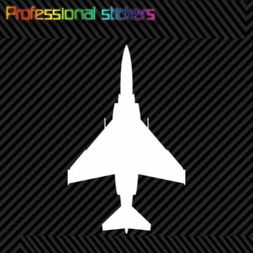F-4 Phantom Sticker Die Cut Decal F4 Jet Plane Military Air Force Rhino Duff Stickers for Motos, Cars, Laptops, Phone