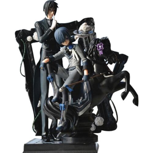 Book of Circus Ciel Phantomhive Sebastian Michaelis PVC Japanese Anime Figure Action Figure Model Collectible Toy Doll Gifts