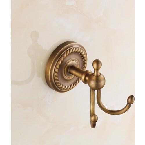 Pure Copper Clothes Hook Door Robe Coat Hook Vintage Retro