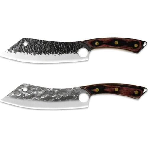 Hammer Blade Knife Ultra Sharp 7 Inch Kitchen Chopping Knife 8 Inch Slicer Quality Cutlery Handmade Forged Butcher Meat Cleaver